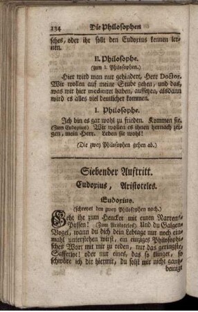 Siebender Auftritt. Eudorius, Aristoteles.