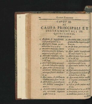 Caput III. De Causa Principali Et Instrumentali Inquisitionis.