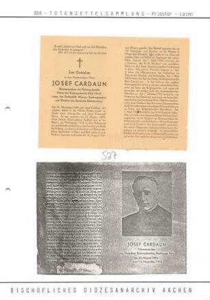 Cardaun, Josef