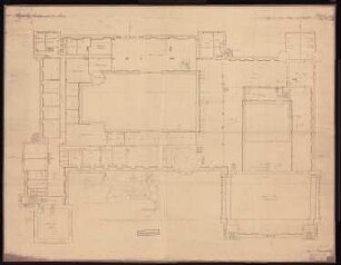 Königliches Residenzschloss Posen, Posen: Grundriss DG 1:100