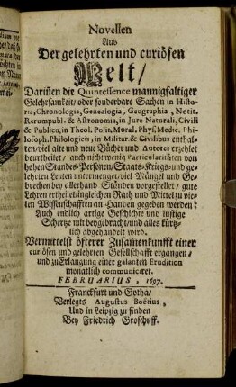 Februarius, 1697.