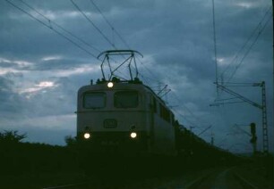 Stuttgart Weilimdorf Lok 150 104 Güterzug Laes-Wagen