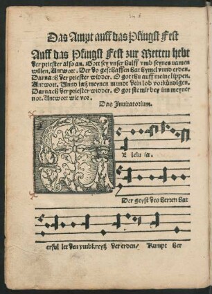 Das Invitatorium.