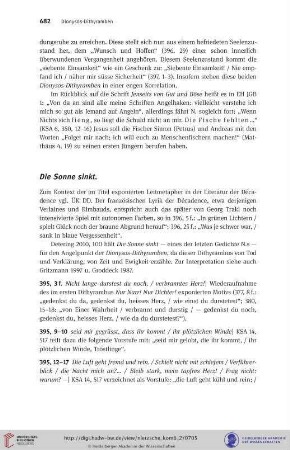 Die Sonne sinkt