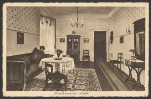 Ansichtskarte "Hotel Stuttgarter Hof", Biedermeier-Diele, Anhalter Straße 9