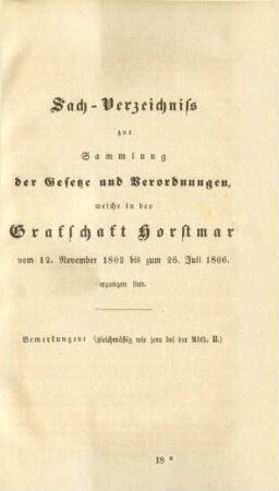 Sach-Verzeichniss