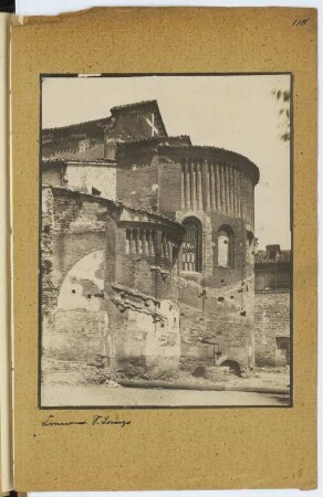 San Lorenzo, Cremona: Choransicht (aus: Skizzen- und Fotoalbum 4)