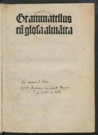 Grammatellus