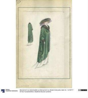 Abendmantel von Bernard et C.ie, Modell Ondoyante