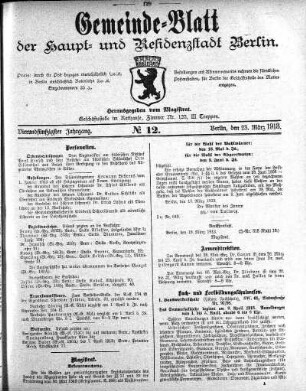 1913,12: No. 12, 23. März 1913