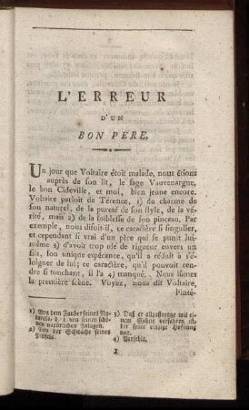 L'Erreur d'un bon pere