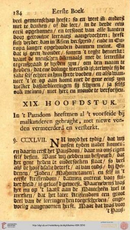 XIX. Hoofdstuk