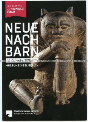 Werbepostkarte der Staatlichen Museen zu Berlin zum Humboldt Forum