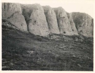 Carasu-Tal bei Faclia, Steilwände
