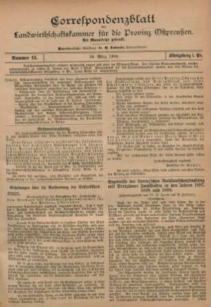 Nummer 13. 28. März 1900.