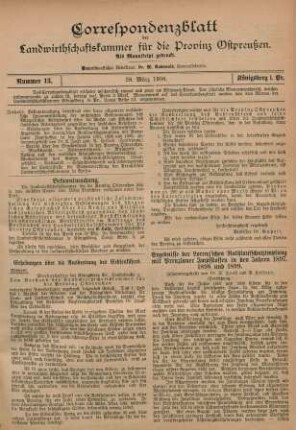Nummer 13. 28. März 1900.