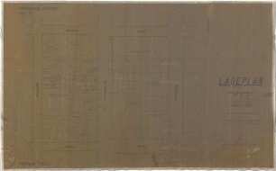 Schneider - Esleben, Paul; Düsseldorf, Kasernenstr. 39; Hauptverwaltung der Commerzbank, Erweiterung - Lageplan