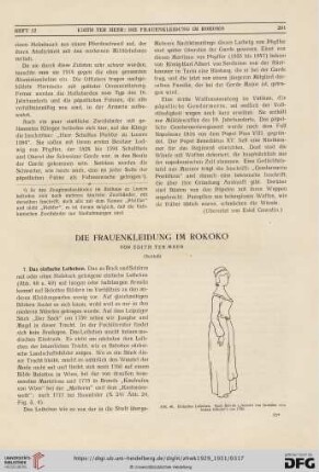 Die Frauenkleidung im Rokoko