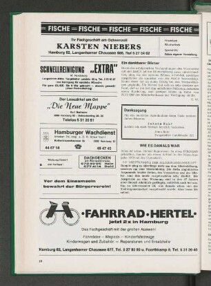 Wie es damals war