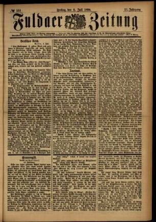Ausgabe vom Freitag, den 06. Juli 1894.