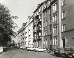 Dresden-Neustadt, Pestalozziplatz 8 ff. Wohnhäuser