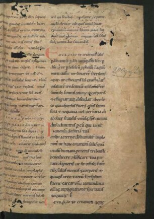 Exorzismen und Gebete, lat.