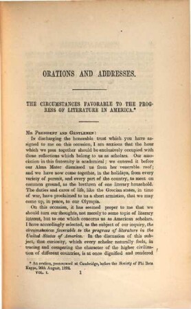Orations and speeches on various occasions, 1