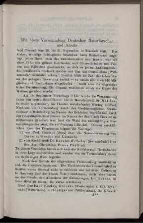 Die 55ste Versammlung Deutscher Naturforscher und Aerzte