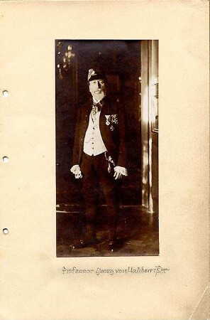 Hauberrisser, Georg von; Biographisches - Porträt Georg von Hauberisser