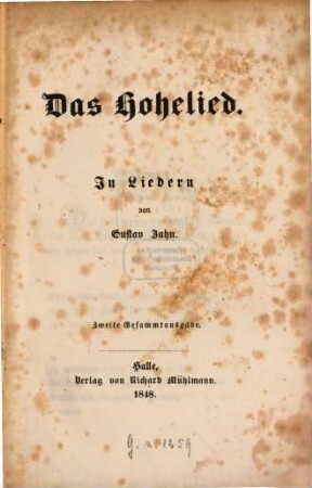Das Hohelied