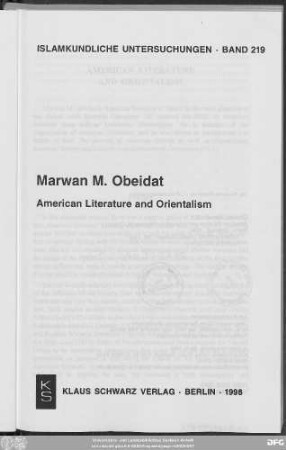 American literature and orientalism