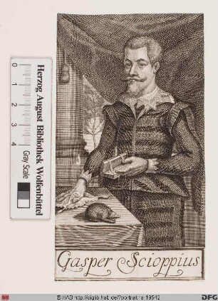 Bildnis Caspar Schoppe (lat. Gaspar Scioppius)