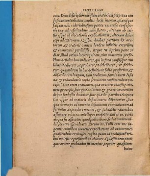 Petri Rami Brutinae quaestiones in oratorem Ciceronis : ad Henricum Valesium, Galliarum Delphinum