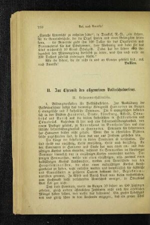 Zur Chronik des allgemeinen Volksschulwesens