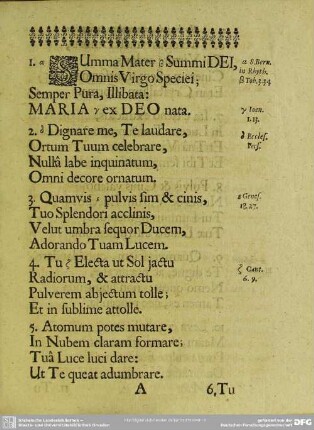 [Rhythmi de Immaculata Conceptione Beatae Viriginis MARIAE]