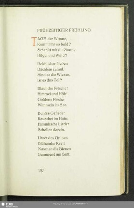 Frühzeitiger Frühling