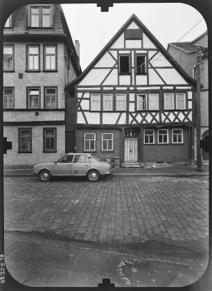 Schmalkalden, Schmiedhof 12. Wohnhaus. Straßenfront