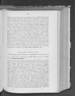 Sitzung am 6. Februar 1906.
