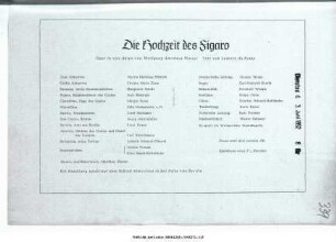 Die Hochzeit des Figaro