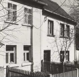 Taucha, Teichgasse 19. Wohnhaus (M. 19. Jh.). Straßenansicht