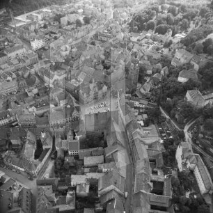Altstadt von Meißen : Blick von der Burgstraße Richtung Süden