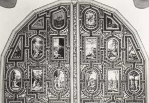 Felderdecke mit Darstellungen des Alten und Neuen Testaments