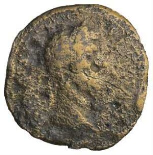 Fundmünze, Sesterz, 161 n. Chr.
