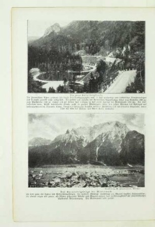 Das Karwendelgebirge bei Mittenwald