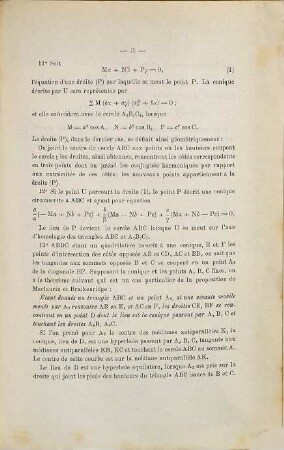 (Opuscules géométriques), [4]. Théorèmes divers sur les antiparallèles des cotés d'un triangle