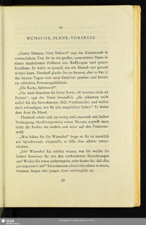 III. Wünsche, Pläne, Vorsätze