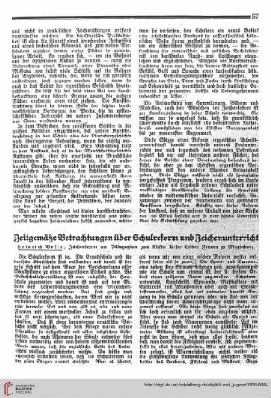 N.F. 6.1926 S. 57-61: Zeichengemäße Betrachtungen über Schulreform und Zeichenunterricht