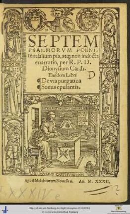 SEPTEM PSALMORVM poenitentialium pia, atque non indocta enarratio