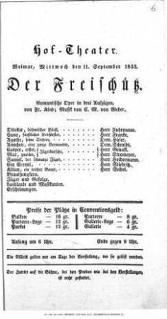 Der Freischütz