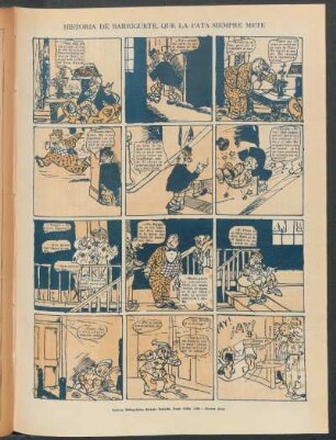 Historia de Barriguete, que la pata siempre mete